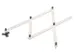 Pantograaf Rumold P4 hardhout lengte 34cm grijs gespoten
