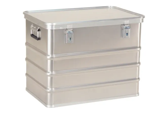 Aluminium Transportkist Hxlxb 510X655X435Mm 120L Stapelbaar