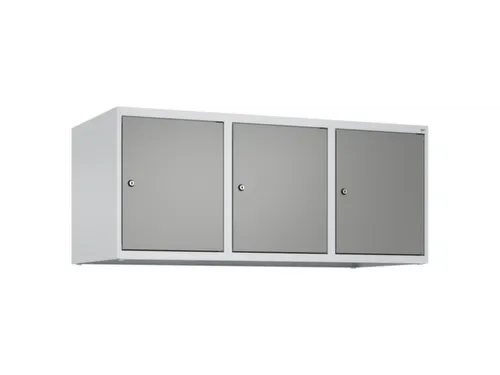 opzetkast,v. locker,3vak.,vak B 400mm,HxBxD 500x1200x500mm