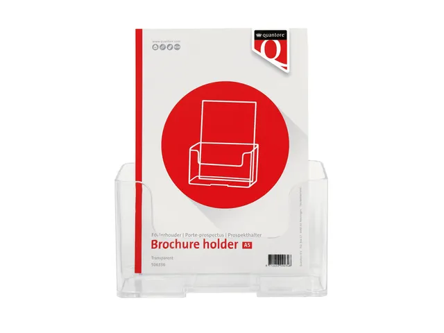 Folderhouder Quantore A5 transparant