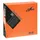 Infibra I-0331 servet 33x33cm 1/4 vouw 2-Laags Oranje 1200 Stuks