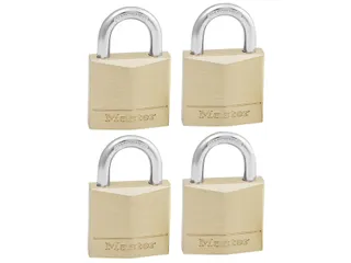 Hangslot MasterLock 4 gelijksluitend messing 30mm - 2