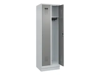 locker,HxBxD 1950x600x500mm,2vak,vak B 300mm,cil.-slot,sokkel - 2