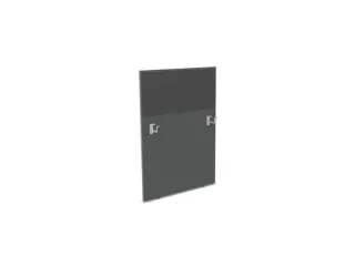 baliepaneel bureau aanbouw links MS-donkergrijs BN8010-antraciet 800mm - 1