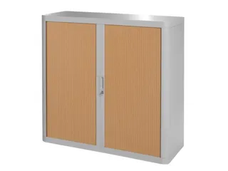 Roldeurkast HxBxD 1040x1100x415mm 2 Oh Romp Grijs Front Beuken - 1