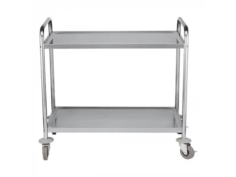 Caterchef RVS Serveerwagen met 2 bladen 83x50cm 40kg