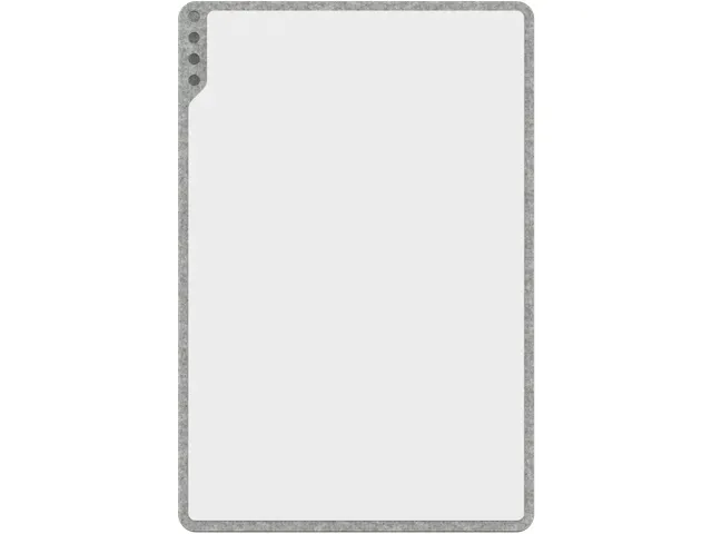 PLAYROOM Playboard draagbaar whiteboard S 75x50cm Grijs