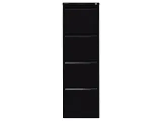 hangmappenkast,HxBxD 1321x413x622mm,4hangmappenframes,1baan,romp zwart - 3