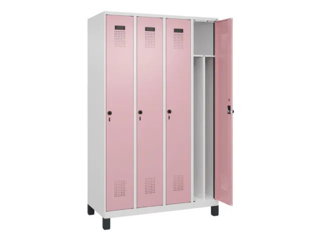 locker voor scheiding van kleding,HxBxD 1950x1200x500mm,4vak