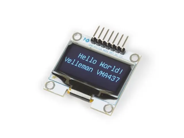 1.3 Inch Oled-Display Voor Arduino (SH1106 Driver, SPI)
