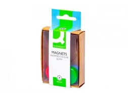 Magneten 25mm Geassorteerde Kleuren 4 Stuk
