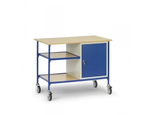 Verrijdbare werktafel 5864 150kg 1120x650mm RAL5007 RAL7035