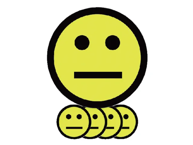 Magneet smiley 25mm emotie neutraal geel 5 stuks