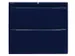 hangmappenkast,HxBxD 711x800x622mm,2hangmappenframes,twee banen