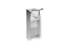 ontsmettingsmiddeldispenser,HxBxD 270x82x153mm,m. bak,aluminium