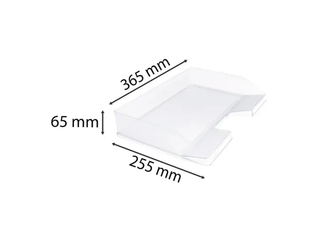 Brievenbak COMBO hor izontaal transparant