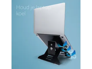 Laptopstandaard R-Go Riser Documenthouder Zwart - 6