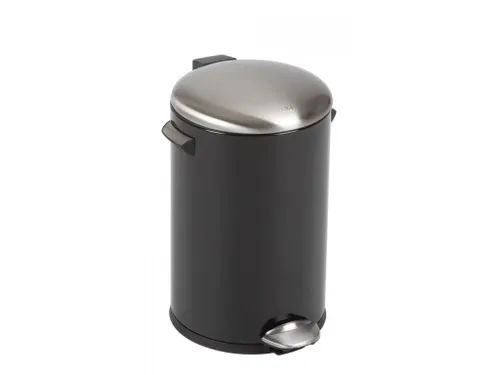 Pedaalemmer Belle Deluxe 12 Liter Zwart / Mat RVS