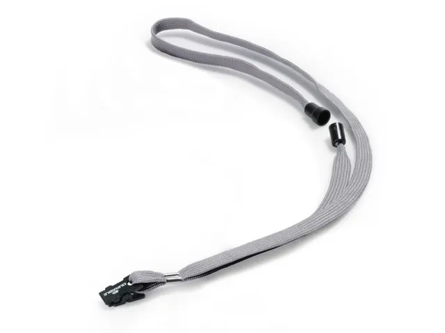 Textielkoord Durable 8119 Met Klem Grijs Pak a 10 stuks