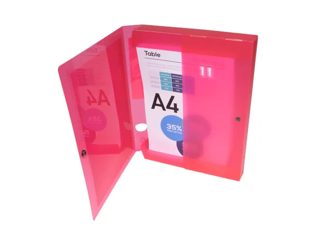 Boite de classement à pression Dos 40mm polypropylène chromaline 7/1