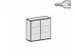 Armoire De Bureau,Finition Corps Graphit,Finition Face Avant