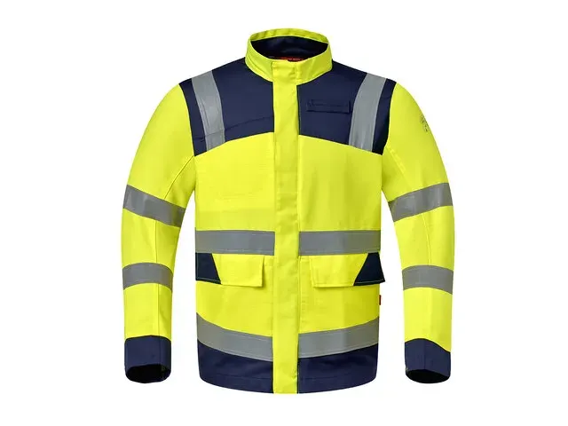 Havep 50426 jas, fluo geel/houtskool, maat S, per stuk
