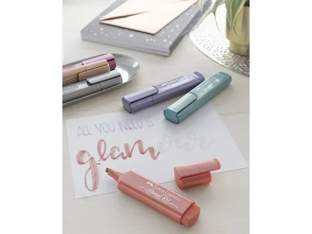 Markeerstift Faber-Castell 46 metallic rood