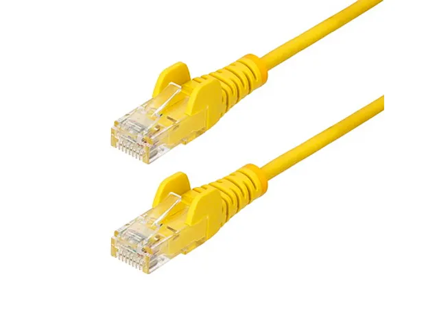25cm Dunne CAT6 Ethernet Kabel Geel
