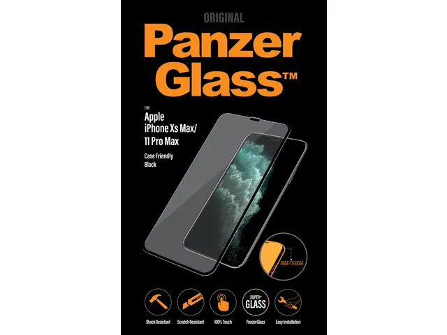 PanzerGlass Screen Protector iPhone 11 Pro Max | Xs Max | Edge-to-E