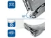 Agrafeuse Rapid K1 Retro Classic blanc