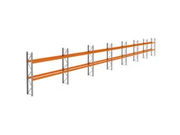 palletstelling,basis+6xaanbouw,HxBxD 3360x26000x750mm,vakl. 3400kg