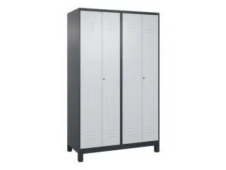 locker voor scheiding van kleding,HxBxD 1950x1200x500mm,4vak - 1