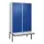 PBM-locker met bank,HxBxD 2120x1200x815mm,4vak,vak B 300mm,cil.-slot
