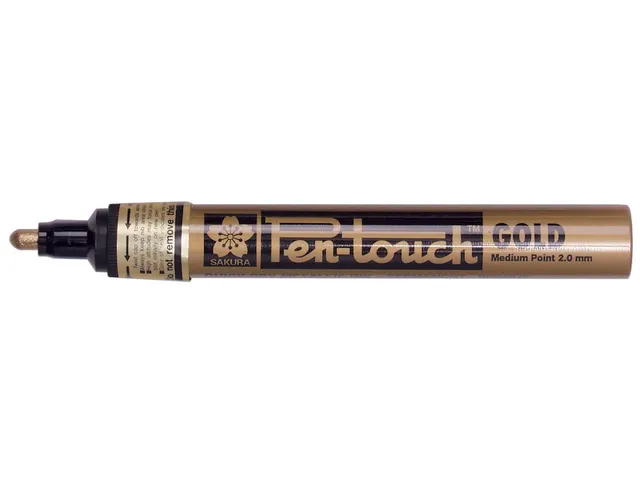 Sakura marqueur inture Pen-Touch pointe de 2 mm, or