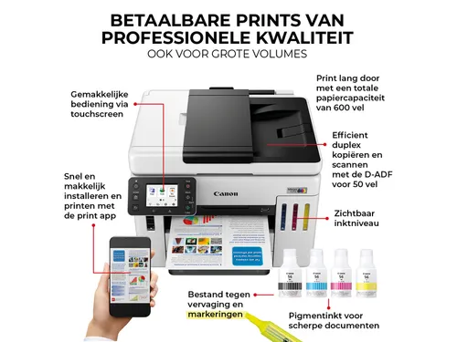 Multifunctional inktjet printer Canon MAXIFY GX7150