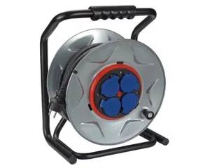 Professionele Neopreen Kabelhaspel Met Anti Twist 25m - 1