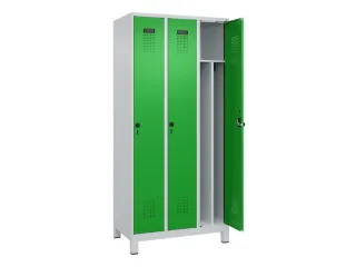 locker voor scheiding van kleding,HxBxD 1950x900x500mm,3vak - 1