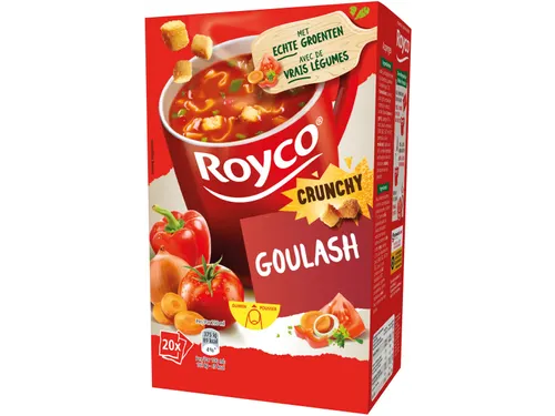 Minute Soup Goulash Met Rund Doos 20 Stuks