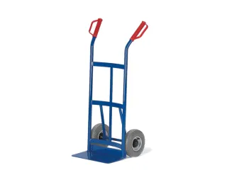 Steekwagen 200Kg Steekplaat 400X180Mm Gewelfd Staal Luchtbanden - 1