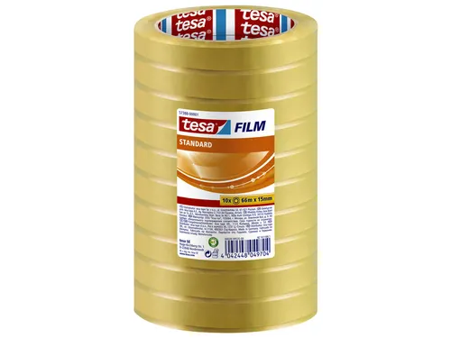 Plakband Tesa film standaard 15mmx66m