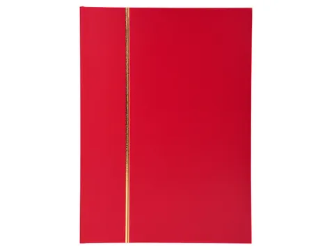 Postzegelalbum 64bl 22 ,5x30,5cm rood