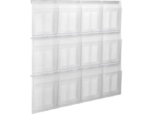 wandfolderhouder,HxBxD 978x1136x54mm,v. 12xDIN A4