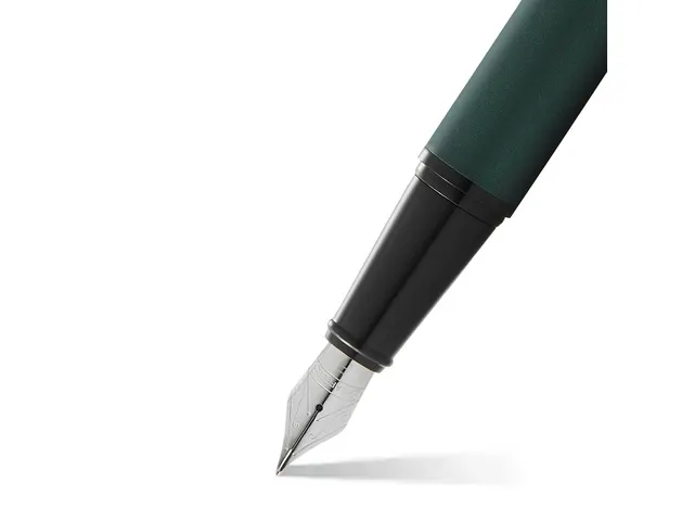 Vulpen SHEAFFER 300 E9346 F Matte green lacquer polished black