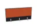 panneau de rehausse,p. table de bureau,CC-noir,BN3012-orange