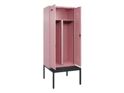 PBM-locker met bank,HxBxD 2120x800x815mm,2vak,vak B 400mm