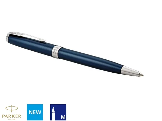 Balpen Parker Sonnet Blue Lacquer CT Finish Medium