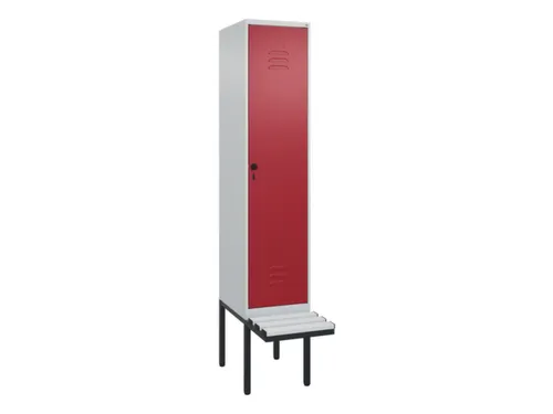 locker voor scheiding van kleding,HxBxD 2120x400x815mm,1vak