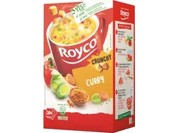Minute Soup Curry Crunchy + Croutons Doos 20 Stuks