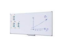 Whiteboard 100x200cm Economy Magneethoudend Staal