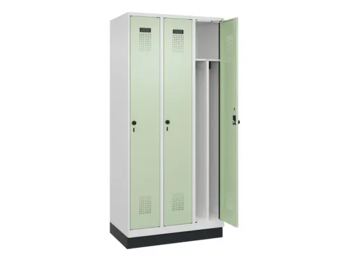 locker voor scheiding van kleding,HxBxD 1950x900x500mm,3vak